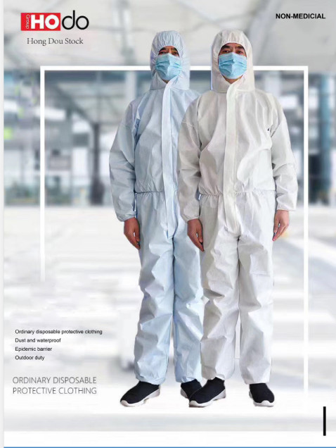 Non Woven Disposable Isolation Gown Medical Protective Coverall Suit