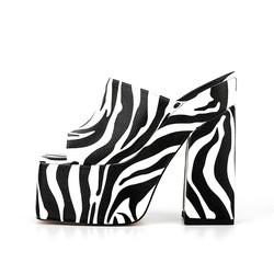 China Womens Block Heel Mule Shoes With CE ISO 9001 Certification wholesale