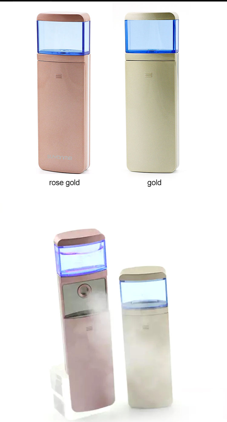 Reduce Eye Irratation Type Nano Mist Facial Spray 500 MAh Battery Capacity
