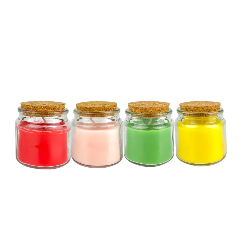 Luxury Amber Glass Jar 7x9cm Soy Wax Scented Candle