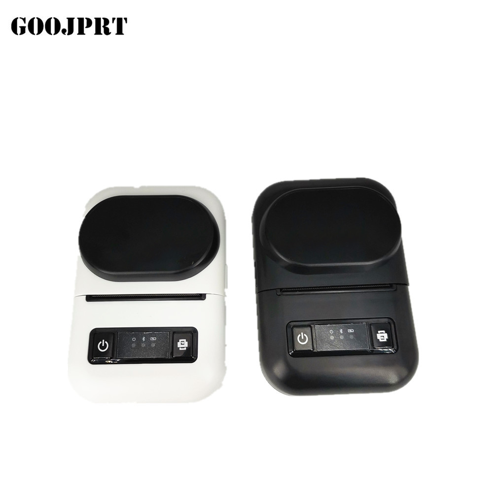Smart Thermal Label Printer Bluetooth-Compatible Business Barcode Label Price Tag Cable Wireless Sticker Printer