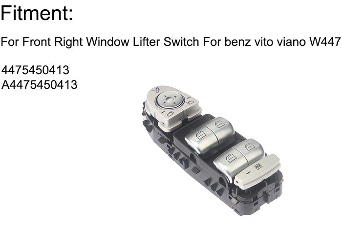 Front Right Universal Electric Window Switch Mercedes Benz Vito Viano W447