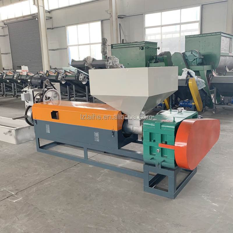 HDPE PP Waste Plastic Pelletizer Pelletizing Machine With Output 100 500 Kg/H