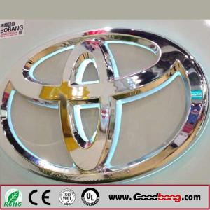 China Professional Manufacture 3D Chrome Moulding Car Logo Emblem Names wholesale