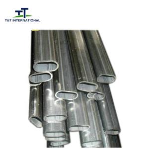 China Culvert Oval Steel Tubing Furniture Decoration Dimensional Stable High Accuracy wholesale