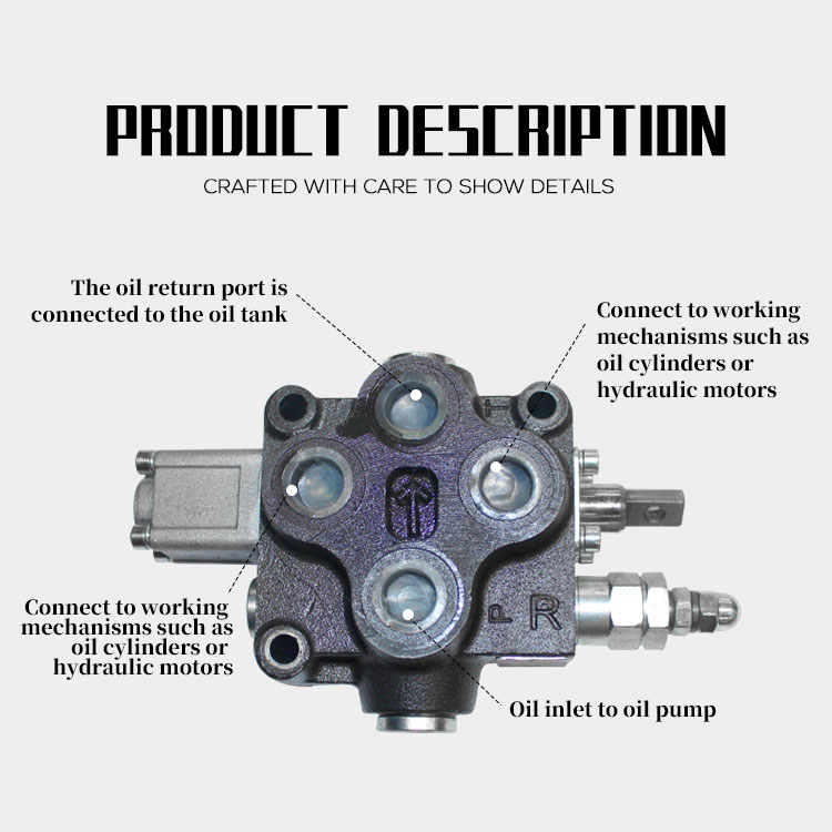 Road Roller Accessories Dutch Construction Diesel Engine Multi-Way Steering Valve