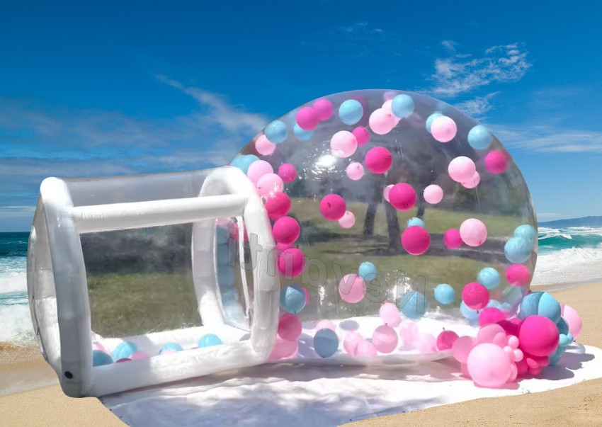 Clear Transparent Tent Inflatable Dome Bubble House for Balloons Flying Inside PVC