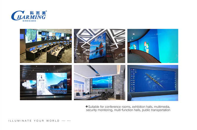 64x48CM Durable Indoor Fixed LED Display Pixel Pith P2MM 16Bit