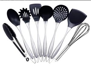 China Silicone Cooking Utensil Set, 8 Piece Kitchen Utensils Set Kitchen Gadgets wholesale