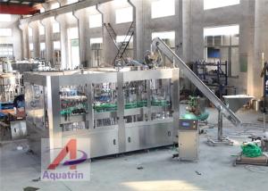 China Beer 6000BPH Bottle Filling Capping And Labeling Machine Accuracy 99.9% wholesale