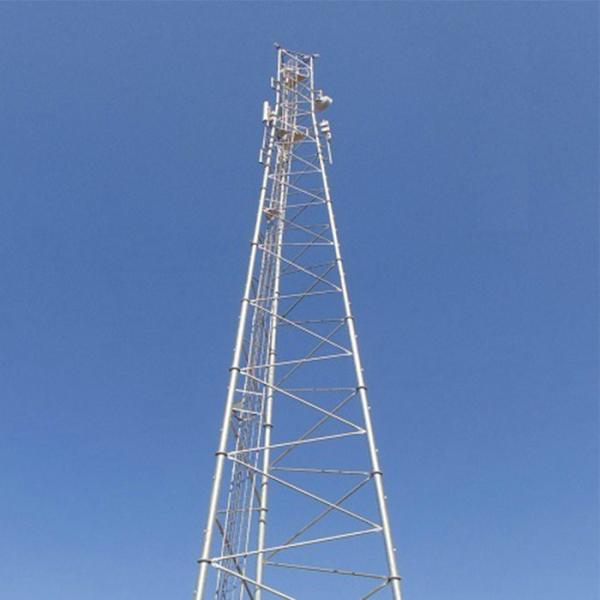 Galvanized Telecommunication Tubular Steel Tower Tube Antenna Lattice Steel