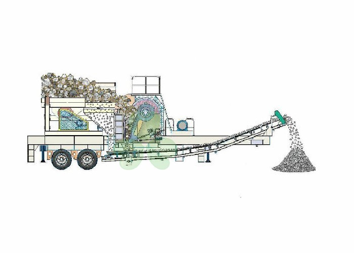 40-200tph Mobile Mining Crusher Machine Portable Crusher Plant With Generator Set