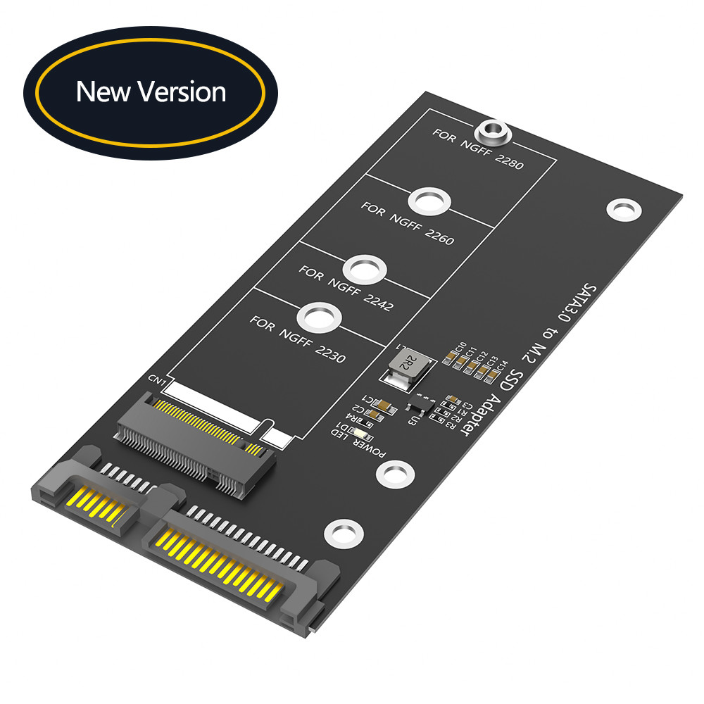M.2 NGFF To SATA Adapter Card B Key/B & M Key SSD Converter NGFF M2 To 2.5 Inch SATA III Drivers