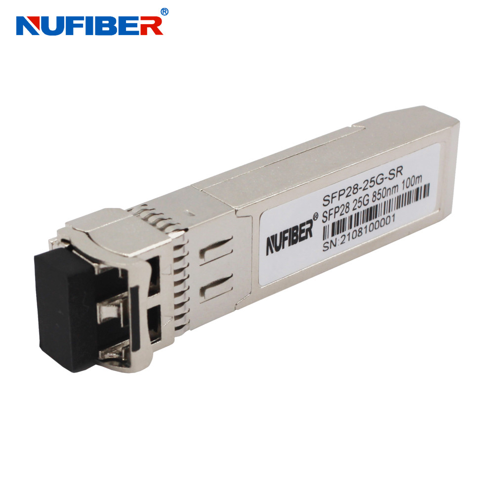 SFP28 25G Optical Transceiver Module Multimode Duplex LC 850nm 100M