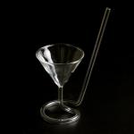 Eco Friendly Personalized 200ml Straw Cocktail Glass