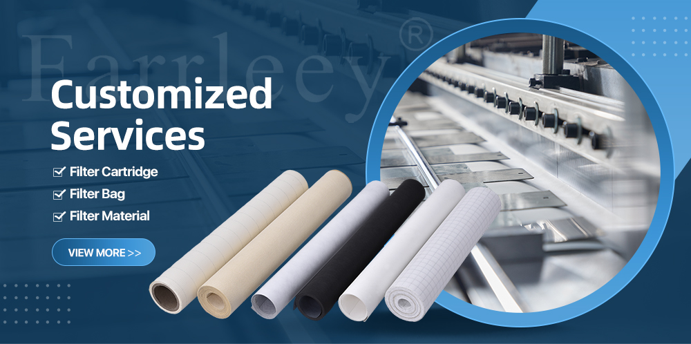 Non Woven Needle Felt Polyester Filter Cloth Material For Industrial Air Dust