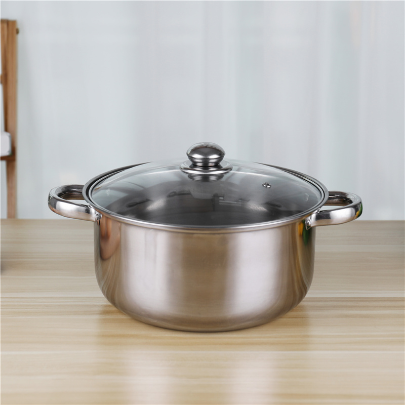 Different lid kitchen food cooking pot combination cookware set with kettle