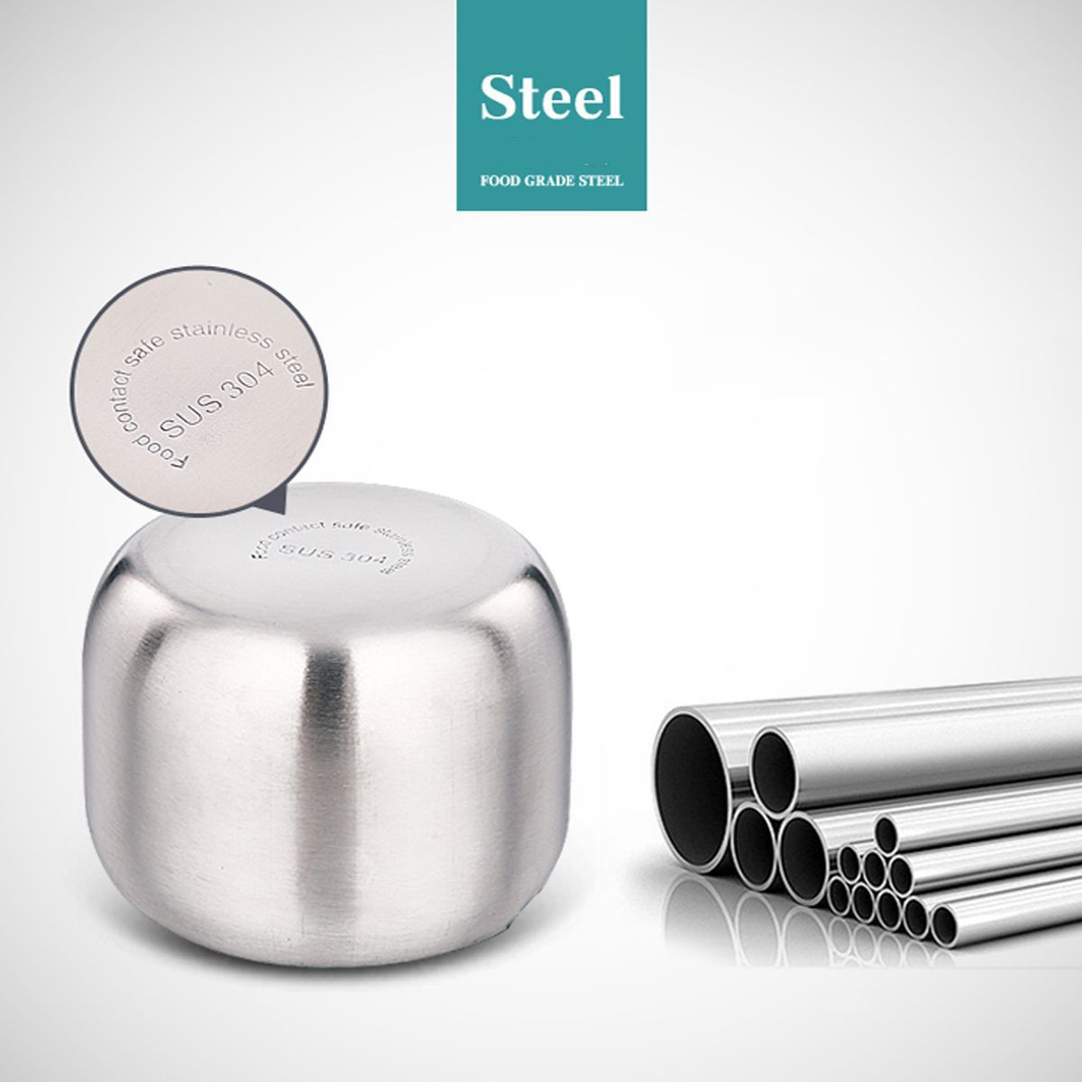 Kitchen Stainless Steel Cookwares Sugar Bowl With Clear Lid 3 Serving Spoons
