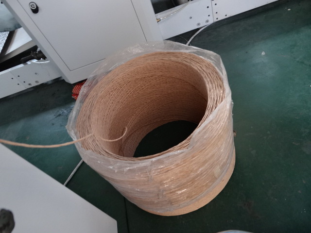 Kraft Paper Bag Rope Making Machine for 25-60 gsm Paper#220V Paper Bag Rope Handle Making Machine 20-80 Pcs/Min