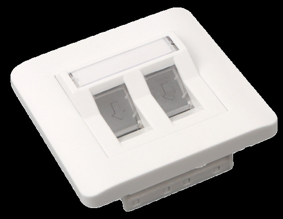 40Gbps Backbones Upgrade CAT7 Socket Installation on Wall Plate Switch for Speed Network