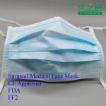 17.5 * 9.5 Cm Belt Surgical Medical Mask Full Length Pvc Concealed Nose Piece