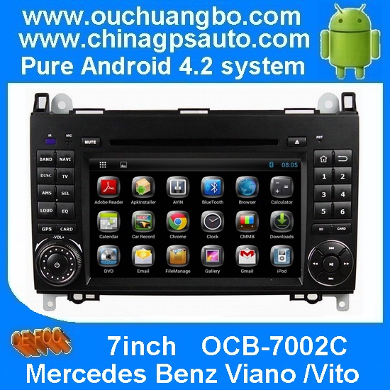 Ouchuangbo Android 4.2 GPS Radio Stereo for Mercedes Benz Viano Vito Auto Radio BT 3G Wifi CAN BUS OCB-7002C