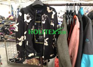 China Colorful Winter Mens Used Clothing , American Style Second Hand Mens Jackets wholesale