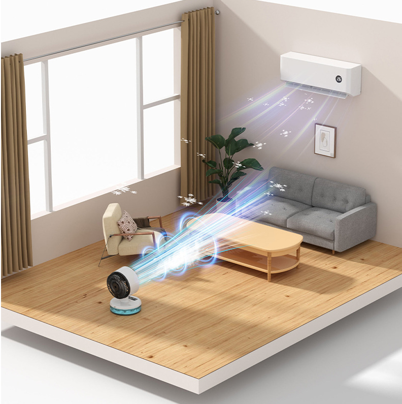 Household Mini Portable Air Conditioner with Spray Humidify and USB Water Cooling Fan