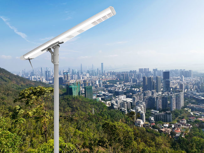 IP67 Off Grid Solar Power Systems All In One Solar Led Street Light AL-S120W-L40W