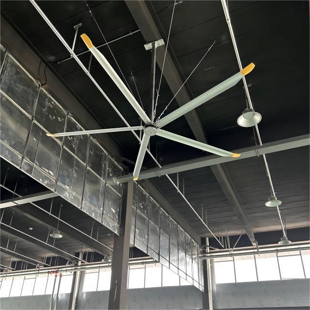 Restaurant BLCD Motor 10FT Large Ceiling Fan Air Cooling Ventilator with 5 Blades CE Certification Included