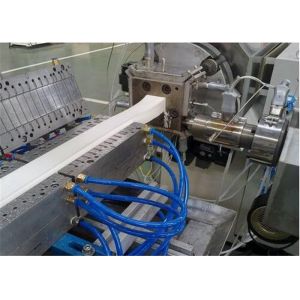 China PLC control Double Screw Plastic Profile Extrusion Line 380V 50HZ wholesale