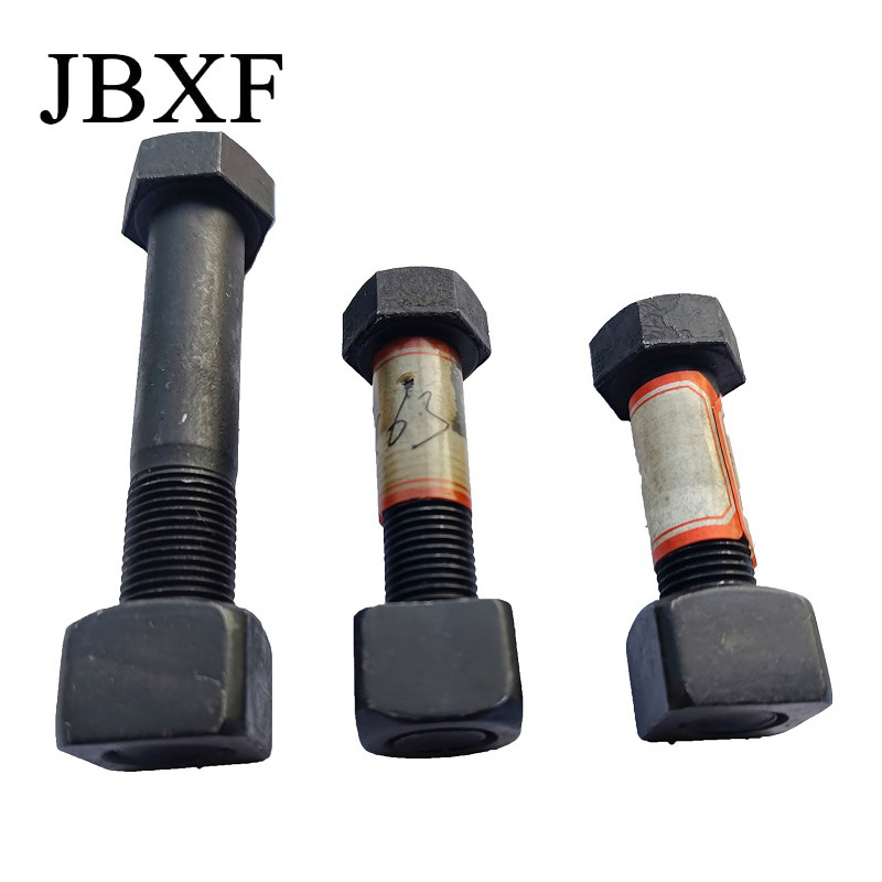 E325 Track Bolts And Nuts For Excavator Spare Parts Track Link Wooden Package