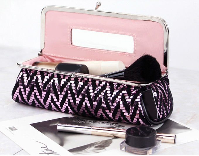 Ladies Water Resistant Polyester Cosmetic Makeup Bag