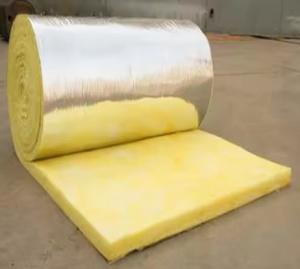 China Resistant Most Chemicals Glass Wool Blanket 25-200mm Thermal Conductivity Type Fibers Roof Insulation With Fsk Foil wholesale