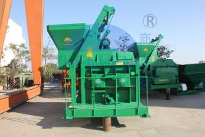 China Building Mobile Concrete Mixer Truck, Green Mini Electrical JS1000 Concrete Mixer wholesale