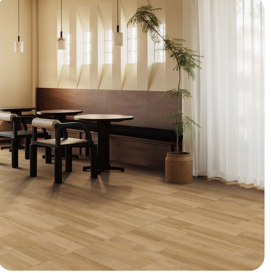 24"X48" Modern Textured Tiles And Exterior Floor Wood Like Porcelain Tile For Rebuilding