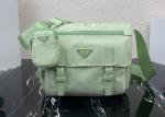 Triangle Logo Luxury Canvas Bag , Adjustable Nylon Shoulder Strap Luxury