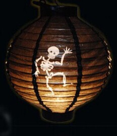Battery paper lanterns paper lantern Solar lantern Different printing according to your request
