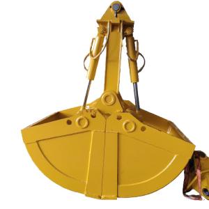 China 15-24 Ton Excavator Clamshell Grab Bucket Double Cylinder Hydraulic wholesale