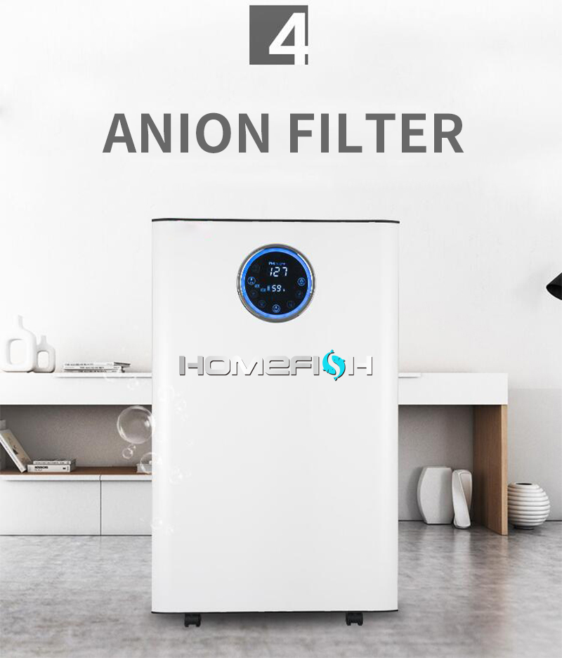 HOMEFISH 800m2/H Commercial Air Purifier With CADR 800 Fresh Healthy Air