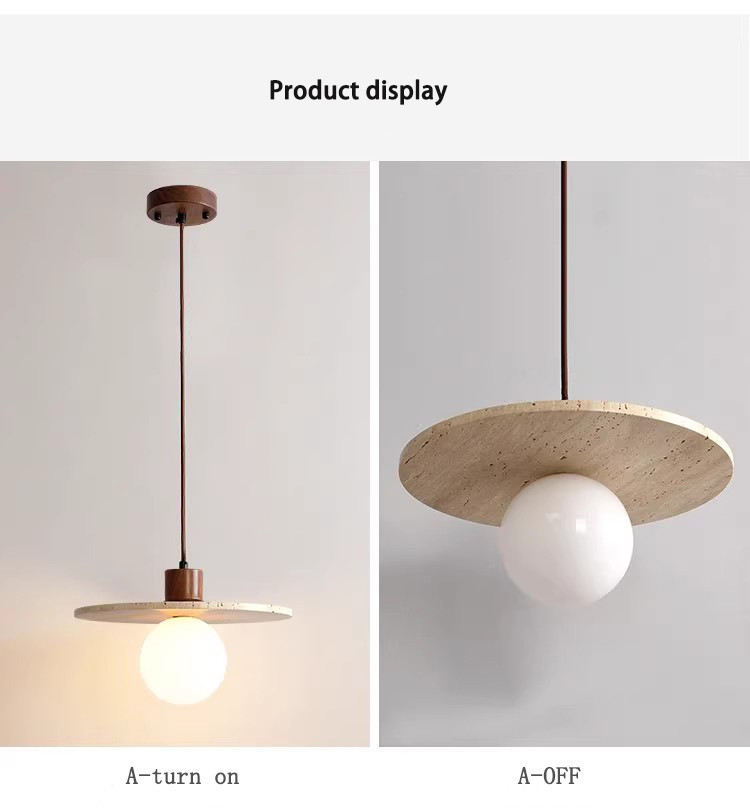 Wabi Sabi Pendant Light Janpanese Stone ceramic pendant light(WH-AP-574)