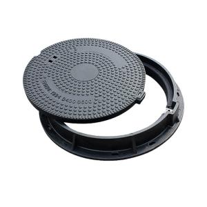 China Customizable FRP Manhole Cover EN124 500mm Lockable Sewage Plate wholesale