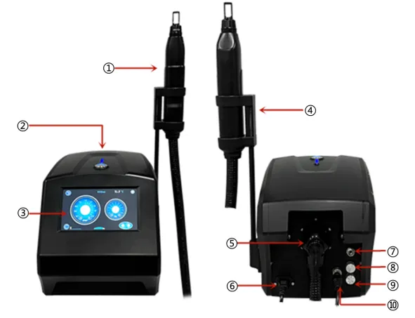 Factory Price Beauty Equipment Acne/Blackhead Removal Q Switched Nd Yag Laser Tattoo Removal Machine Skin Rejuvenation