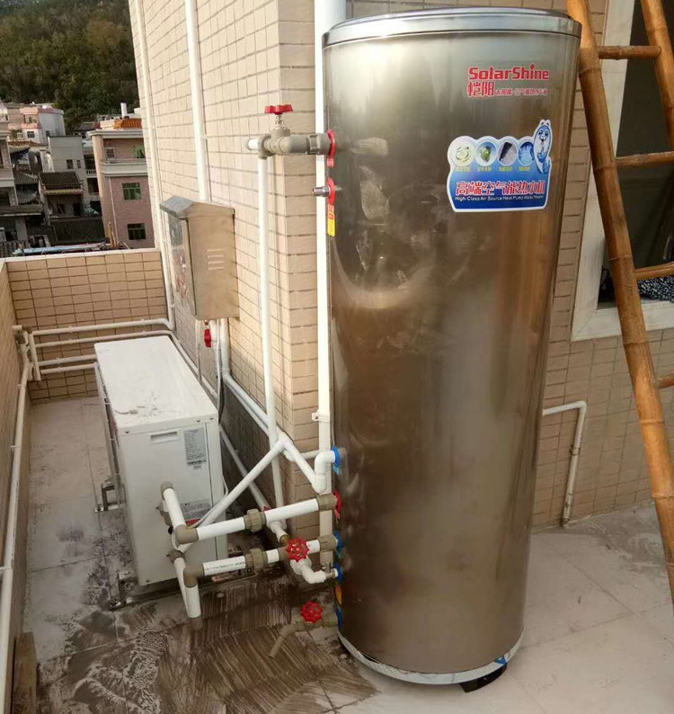 Reliable Split Heat Pump Water Heater R407C / R410A Refrigerant Simple Maintenance