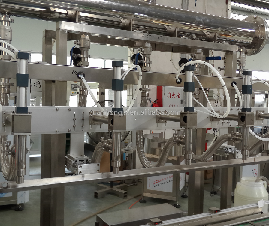 5 Nozzle Liquid Fertilizer Filling Machine for Machinery Repair Shops Performance