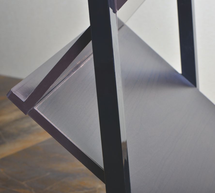 Zig Zag Detachable Information Display Stand 460X350mm Aluminum Profile