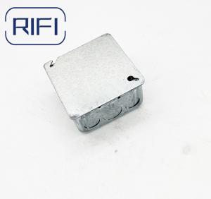 China Blank Cover Metal Electrical Conduit Boxes For Indoor Wiring wholesale