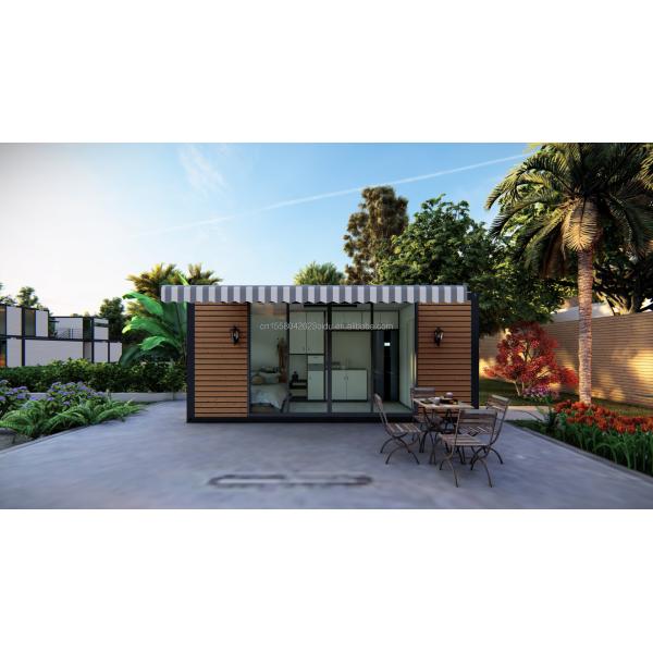 Prefabricated Modular Container Wooden Houses Container Flat Packaging Removable Luxury House 20ft Coffee Shop Modern