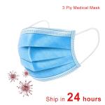 Professional Disposable Face Mask For Hospital Operation Doctor 17.5×9.5cm
