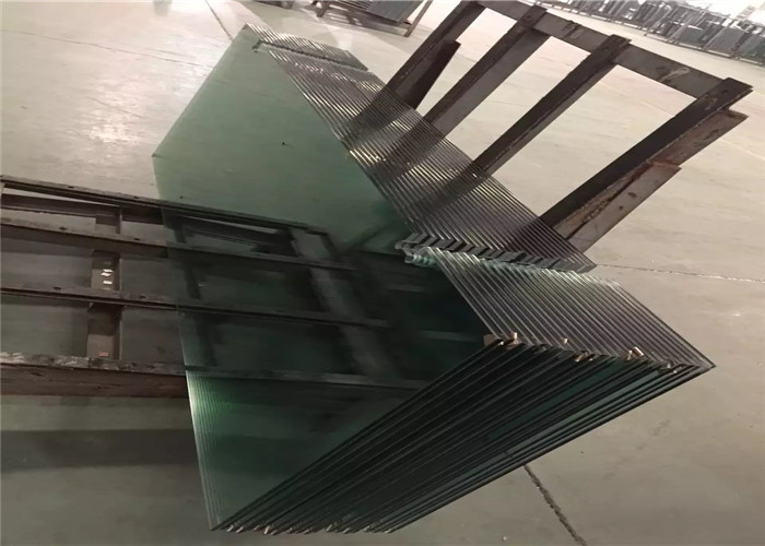 Size Customized Clear Toughened Glass , Bathroom Shower Glass For Shower Enclosure